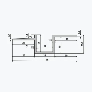 TEMPOLISTEL® B110 Próifíl Aistrithe do Shíleáil Bhréige Plátachláir agus Inscoir - Image 2
