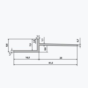TEMPOLISTEL® B111 Próifíl alt chuasach inchuachta - Image 3