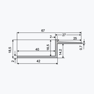 TEMPOLISTEL® B112 Próifíl alt chuasach - Image 2