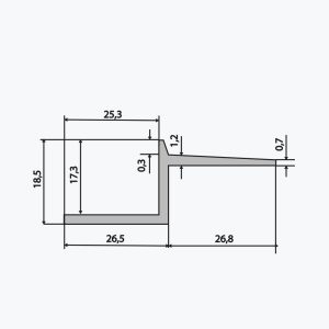 TEMPOLISTEL® B114 Próifíl alt chuasach - Image 2