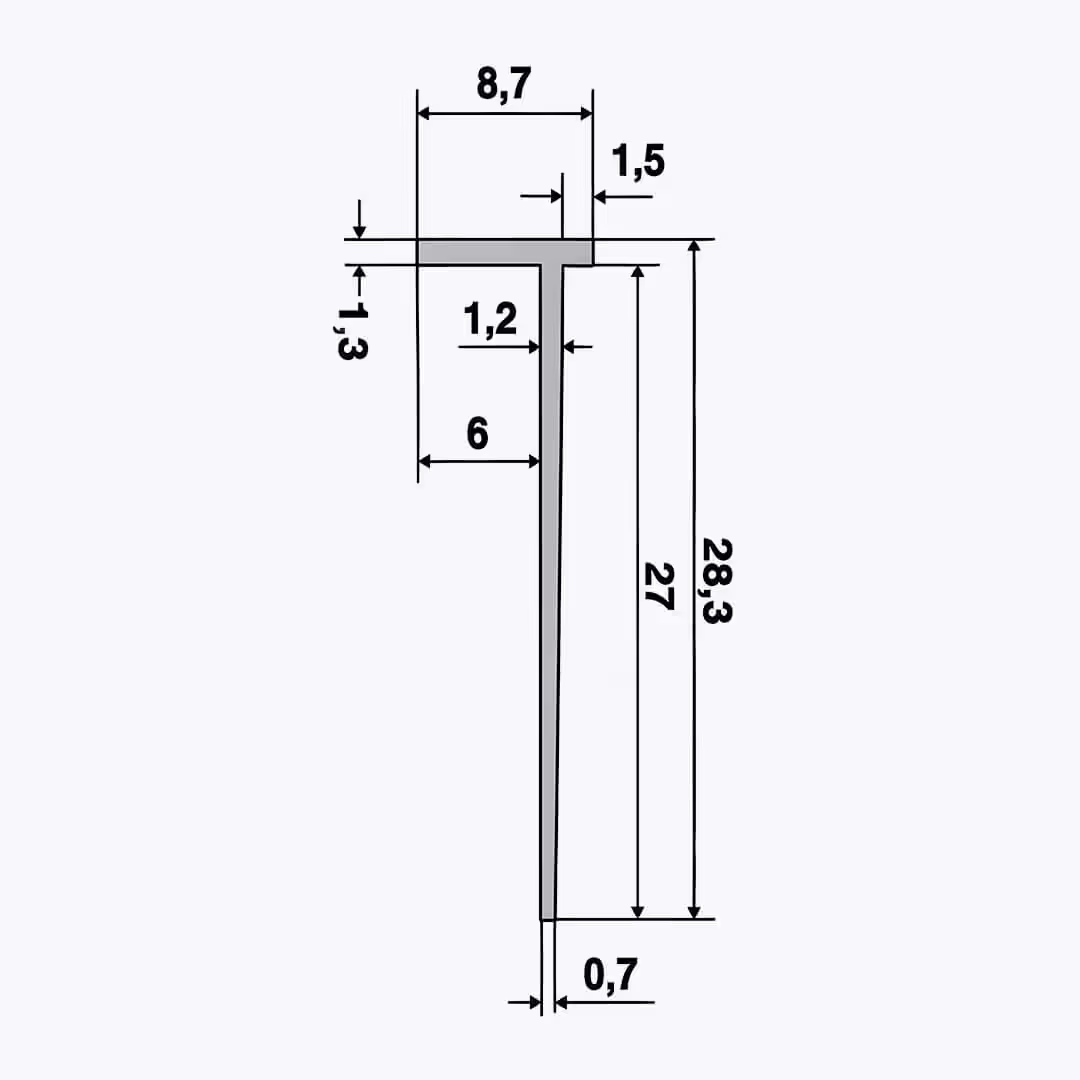 TEMPOLISTEL® B118 Próifíl stoptha do dheighilt BA6 - Image 2