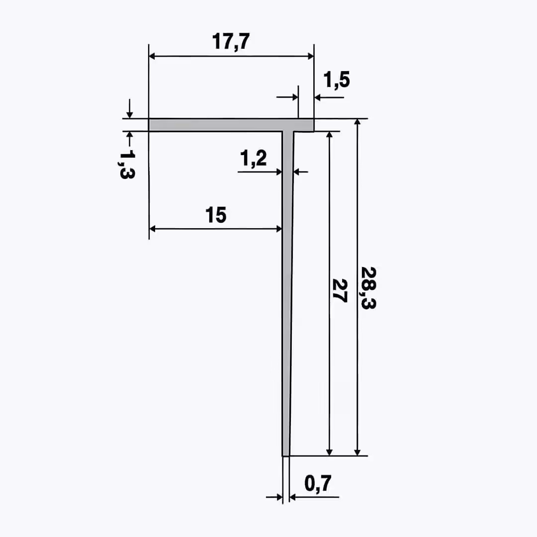 TEMPOLISTEL® B119 Próifíl stoptha do dheighilt BA15 - Image 2